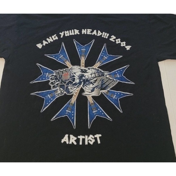 Bang Your Head 2004 Festival T Shirt Large Black Metal Rock Concert Germany - Picture 7 of 8